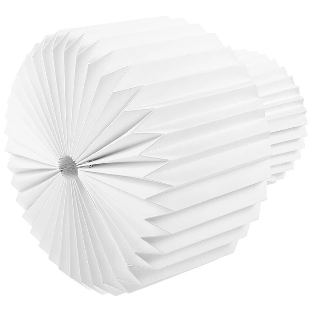 Abat-jour En Papier Lanterne Ronde - Lot De 2, Diamètre 20 Cm, Blanc - Décoration Pour Mariage, Fêtes, Jardin, Noël