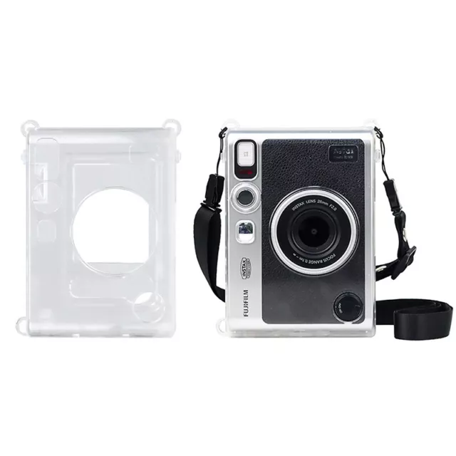 Transparent Camera Case for Instax mini EVO Crystal PVC Protective Cover Pou._FE