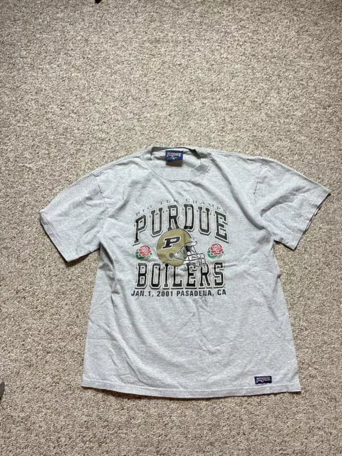 Vintage Purdue Boilermakers Big Ten Champions Mens Medium Football  T-shirt