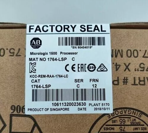 AB 1764-LSP SER C MicroLogix 1500 Processor Module 1764LSP New Factory Sealed