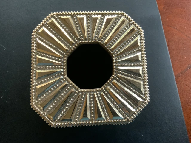 Tissue Box Cover - Gold