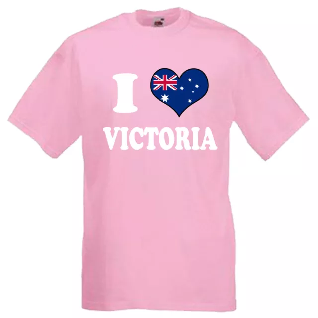 I Love Heart Victoria Australia Children's Kids T Shirt