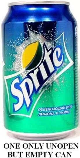 RUSSIAN LEMON-LIME SPRITE 2012 EMPTY UNOPEN 11oz 330ml Can Coca-Cola ...