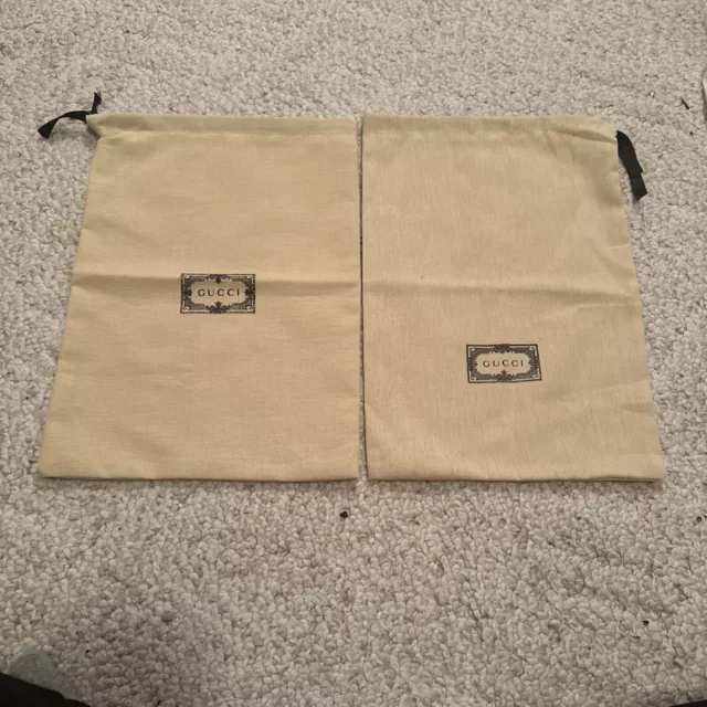 Gucci Shoe Dust Bag ONLY pair