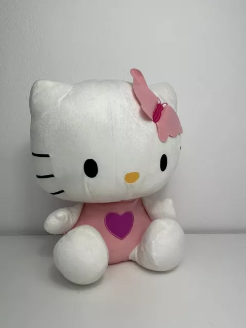 Sanrio Hello Kitty Rosa Schmetterling Stofftier Kuscheltier 30cm