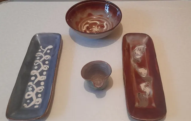 4 Pieces Of campden Studio pottery