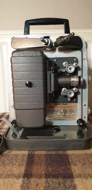 Vintage 8mm Projector Bell & Howell Moviemaster Model 635 Working Order c.1961 3