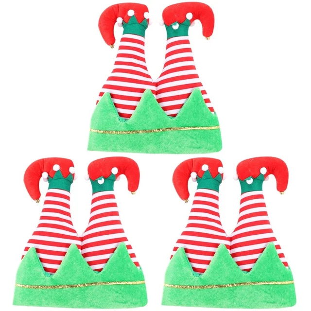 3 COUNT CHRISTMAS Party Hat Decor Clown Cap Costume Santa Child £27.99