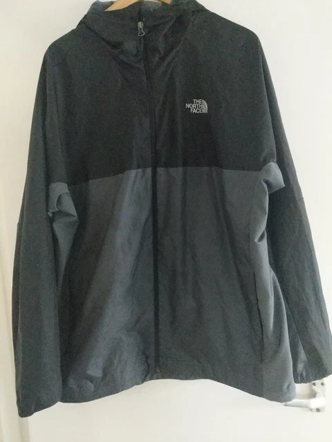 North Face Light Weight Flashproof Jacket Grey Black Men XL