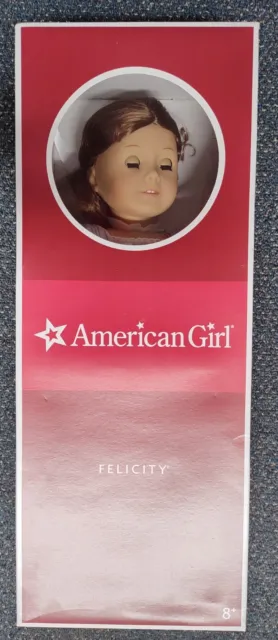 NEW IN BOX Felicity American Girl In Meet Outfit With Book 18 inch Doll