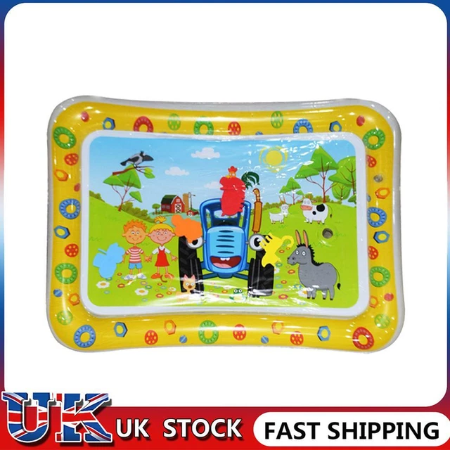 Animal Water Mat PVC Baby Water Play Mat Double Edge for Activity (Car)