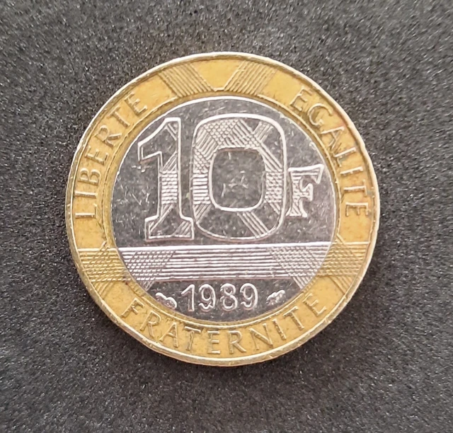Pièce 1989 de 10 Francs GENIE DE LA BASTILLE République Française