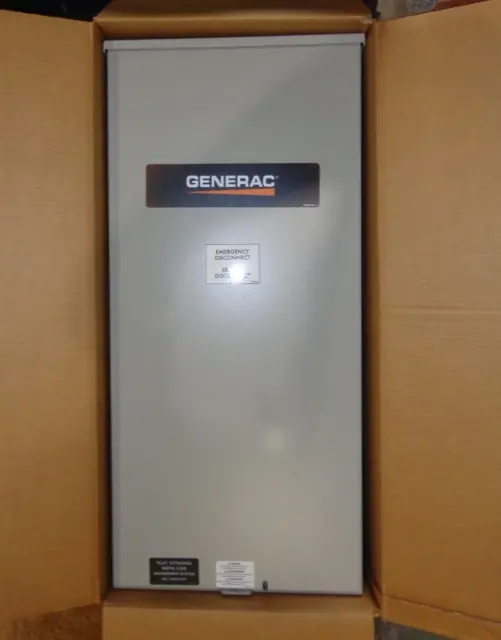 Generac RXSW200A3 200 amp auto Transfer Switch Service Rated 240 volt  .