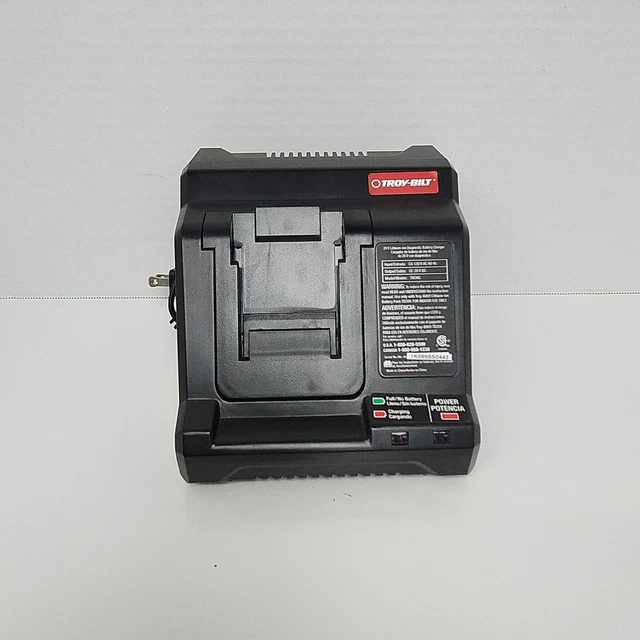 Troy-Bilt TBCHG 20V Lithium-ion Diagnostic Battery Charger Black