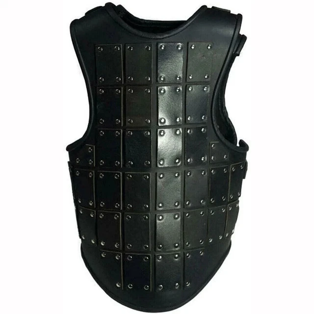 Medieval Viking knight body armor Black leather body best for gift  costume