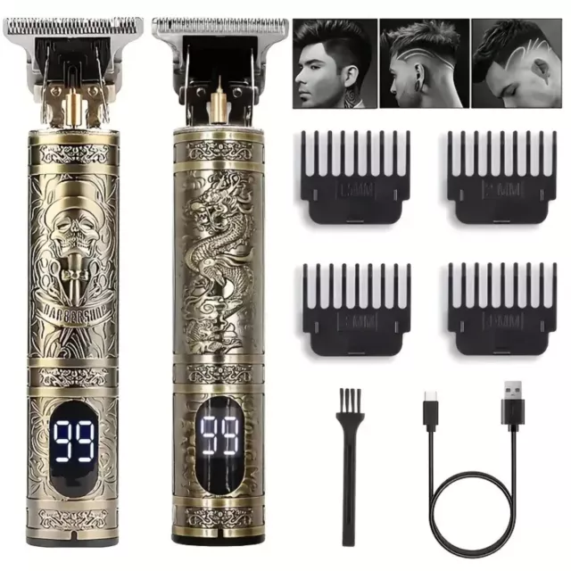 Kit de corte de pelo eléctrico profesional para hombre recortador de pelo aseo