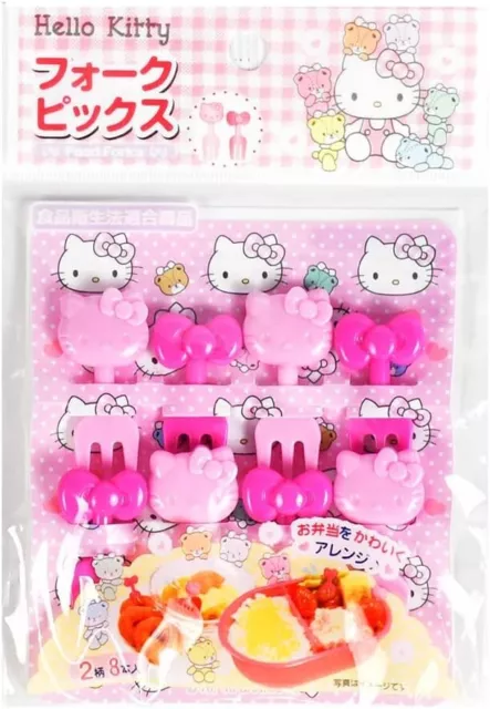 Hello Kitty Food Fruit Cocktail Fork Picks Food Picks Daiso JAPAN 8pcs My Melody