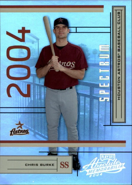 2004 ABSOLUTE MEMORABILIA Spectrum carte baseball argent #89 Chris ...