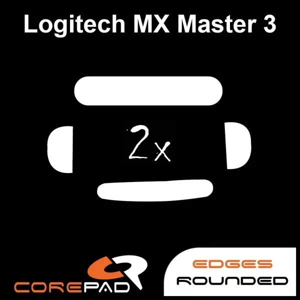 Corepad Skatez Logitech MX Master 3 3S Mausfüße Mausgleiter Hyperglides Teflon