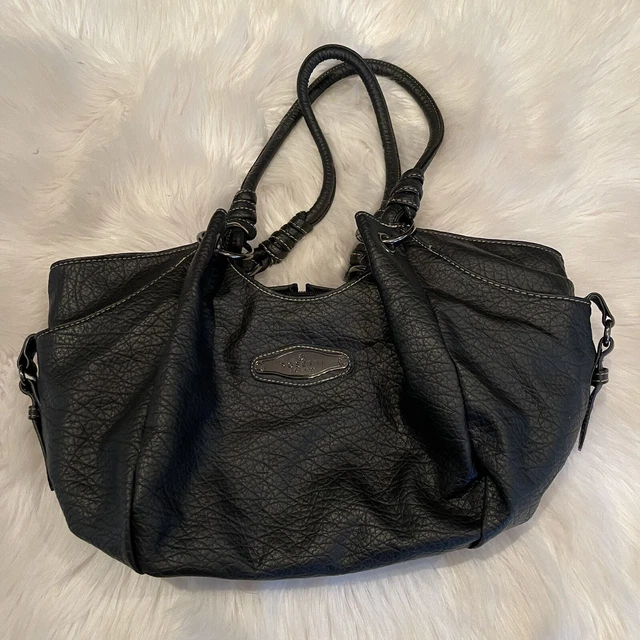 Rosetti black leather 2025 purse