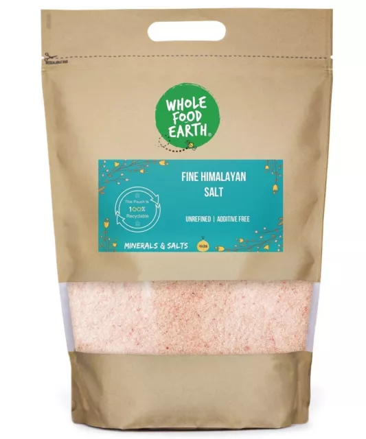 Fine Himalayan Pink Salt 2 pack of 500g each (Total 1kg)