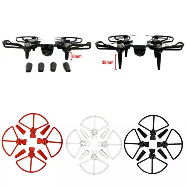 4Pcs Propeller Guards+Landing Legs Gear Stabilizers Bumpers  For DJI Spark Drone