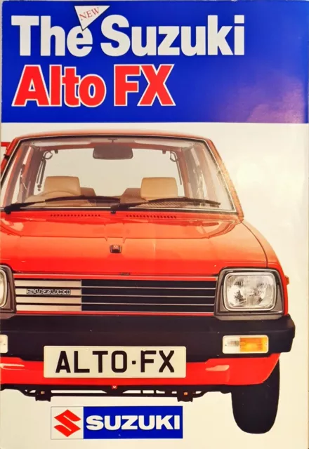 Suzuki Alto FX Brochure 1982