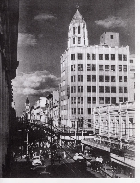 West Australian Ephemera 1960s?. Tramlines cnr of Hay and Barrack Streets Perth