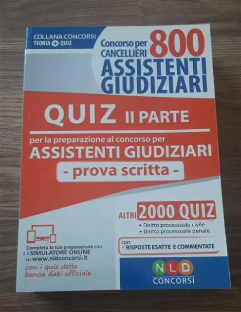 800 Concorso Per Cancellieri Assistenti Giudiziari Nld 2016