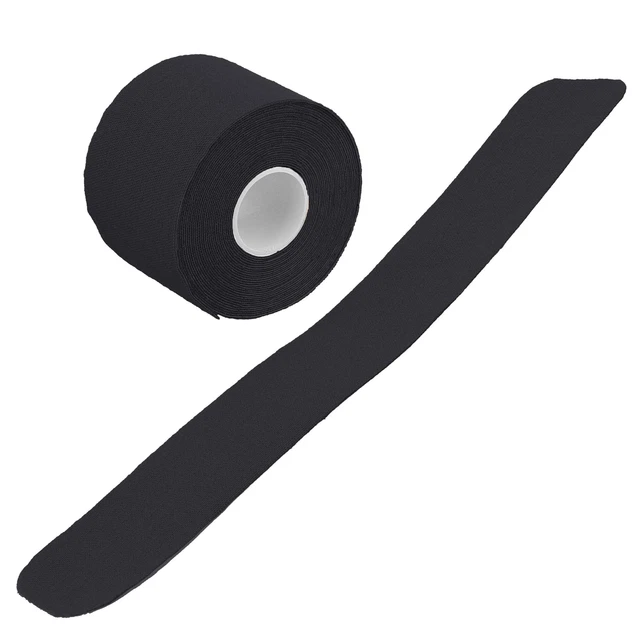 Mondo Medical Kinesiology Tape Precut 2inx16ft Body Tape Black Athletic Tape