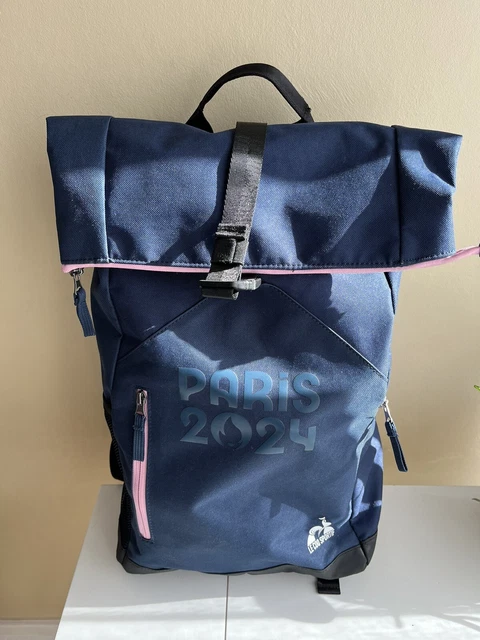 Sac à Dos Le Coq Sportif Paris 2024 – Bleu, Unisexe Toile