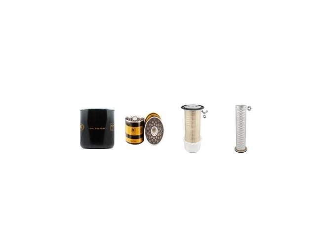 Set di filtri (grande) adatto per JCB 8020 CAB, filtro dell'olio, filtro dell'aria, filtro del carburante, filtro idraulico