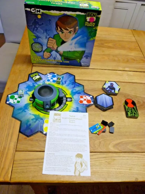 Vintage BEN 10 TOTAL TRANSFORMATION BOARD GAME Cartoon Network VGC