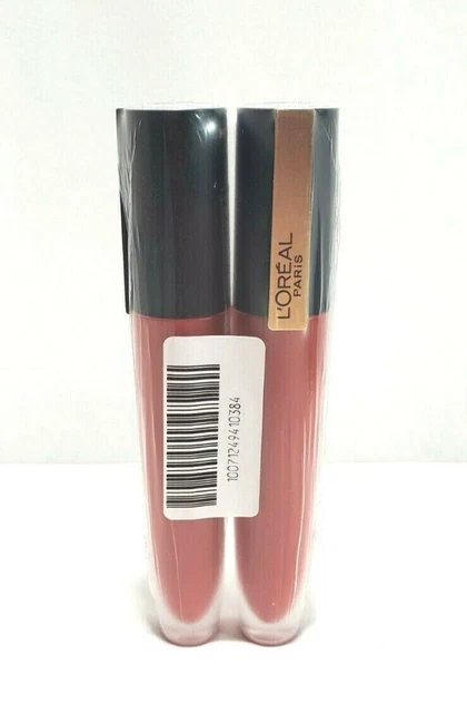 L'Oreal Paris Rouge Signature Duradero Mate Color Labial Mancha #450 Adorado Paquete de 2