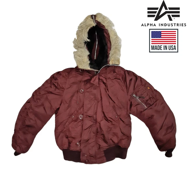 Army Jacket Alpha Industries N2B Parka Military Coat US Air Force Flight Bomber