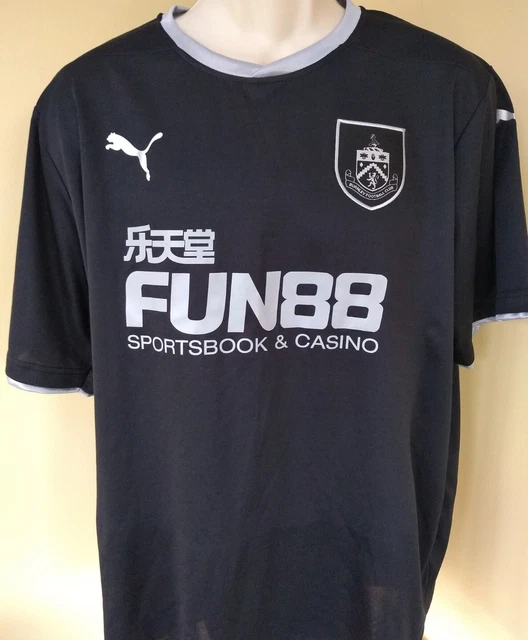 BURNLEY FC selten 2014/15, nagelneu, Etikett, Puma Auswärtstrikot, XXL Erwachsene