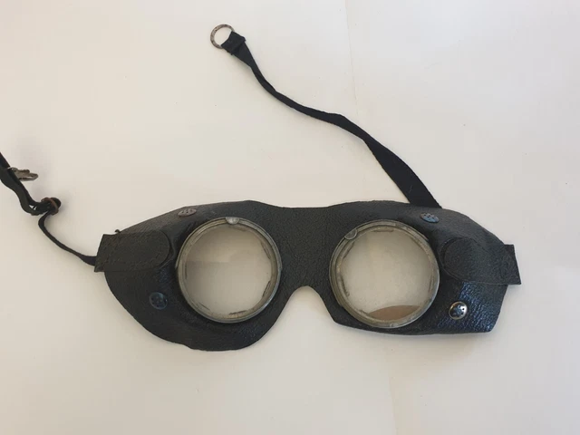 WW2 German Army Luftwaffe Flying Goggles Pilot Aviator Glasses RARE ! (No.ПиК52) WW2 German Army Luftwaffe Flying Goggles Pilot Aviator Glasses RARE ! (No.ПиК52)