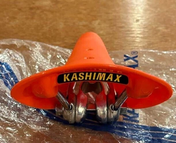 kashimax AERO Seat Saddle Orange Made in Japan Old School BMX