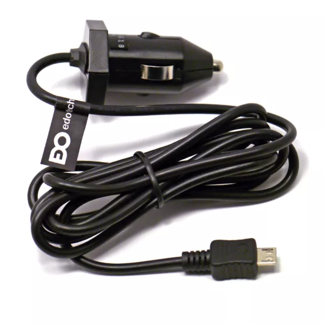 Caricabatterie Auto Adattatore USB Cavo di Alimentazione per Garmin Nuvi 3790lmt