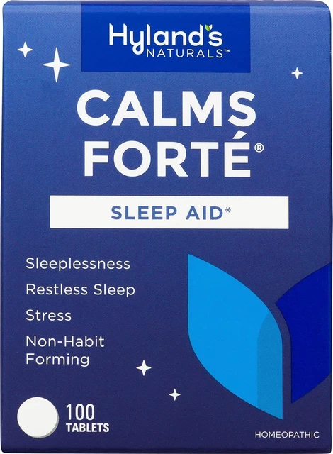 HYLAND'S CALMS FORTE, Support for sleeplessness & restlessness, 100ct £ ...
