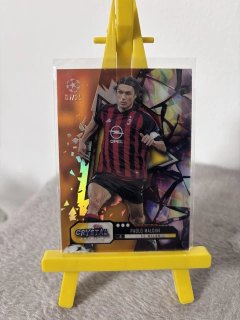 PAOLO MALDINI 1991 Vintage AC MILAN Score Card (Neu (gemäss