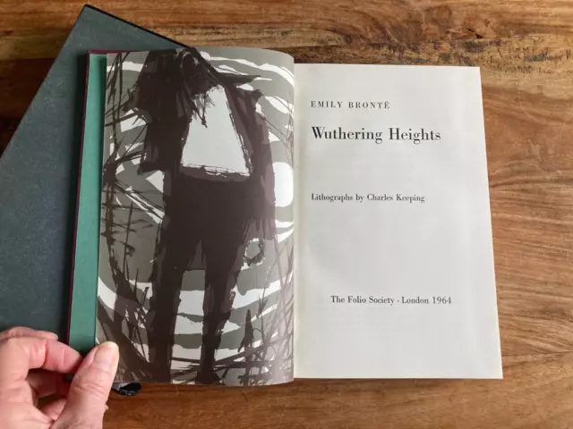 Folio Society Wuthering Heights Emily Bronte used book in slip case 1964