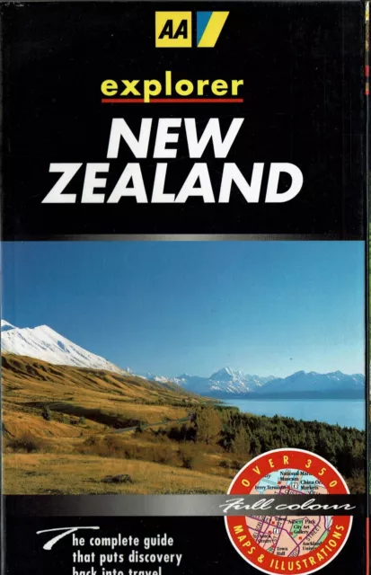 NEW ZEALAND - Tourist guide - 350 maps and illustrations