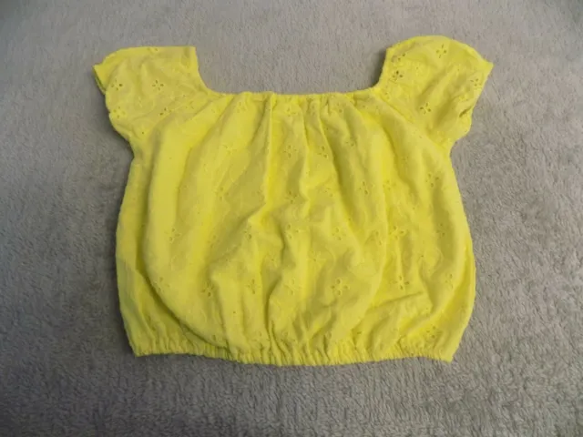 girls yellow bandeau top age 12 years