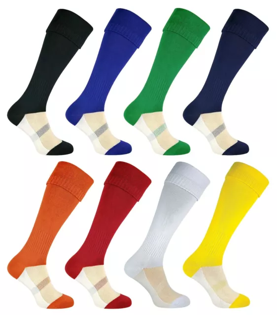 Kids Soccer Grip Socks Boys Football Non Slip Socks Cushioned Athletic Crew  Sock
