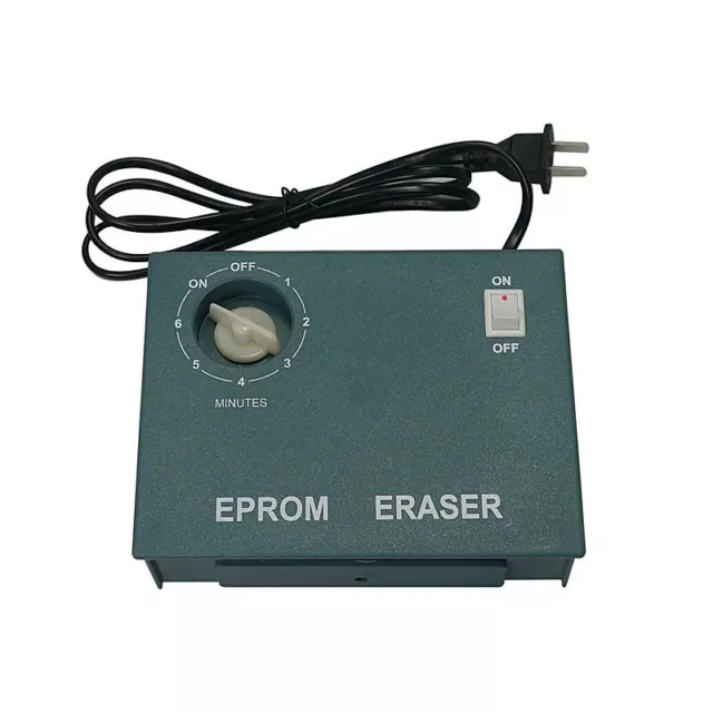 Ultraviolet UV Light EPROM Chip Data Eraser Erasable Timer Erase 6 Chips US PLUG