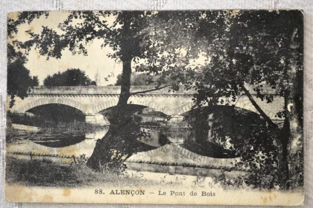 CPA"" ALENCON - Le Pont de Bois