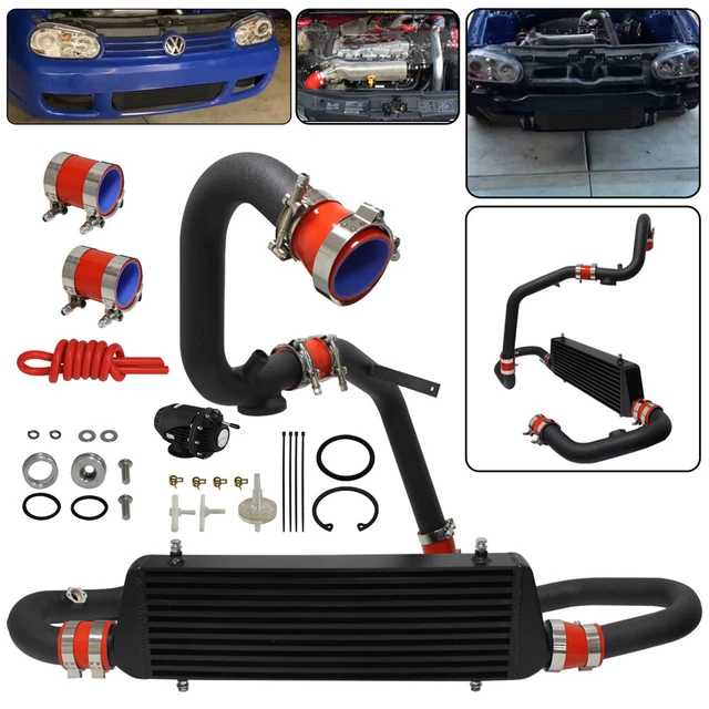 INTERCOOLER KIT PIPING + BOV For VW Jetta Golf GTI GL GLI MK4 1.8T 98