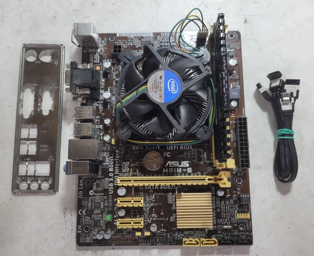 PLACA MADRE ASUS H81M-E con Pentium G3220@3,00 GHz, GB de RAM