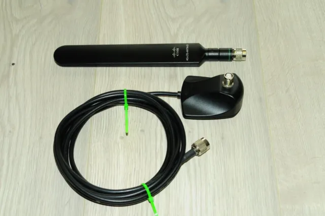 Cisco 4G-LTE-ATNM-D Omnidirectional Dipole Antenna 3G/4G and Extension Base